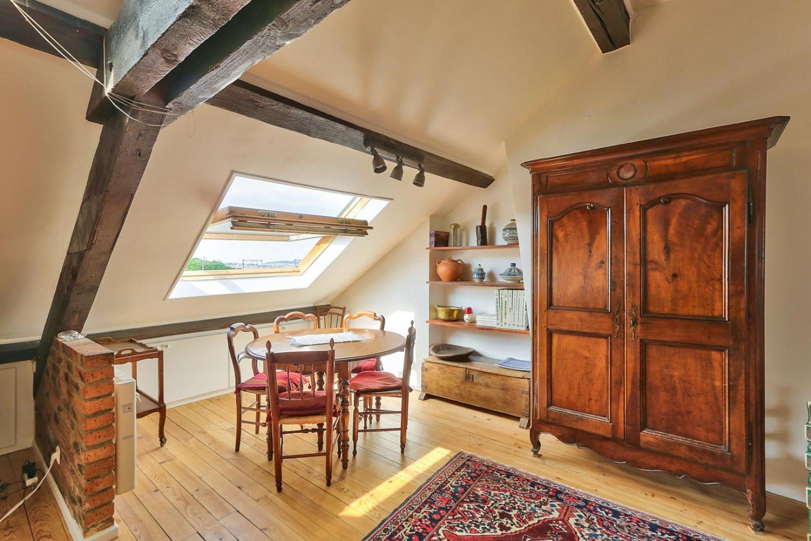 Rustic Bohemian Duplex In Meudon Lejlighed Eksteriør billede